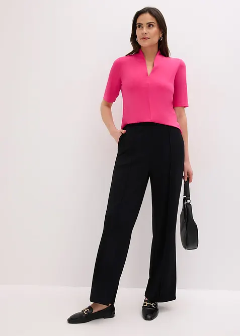 Topp med uppst&aring;ende krage, bonprix