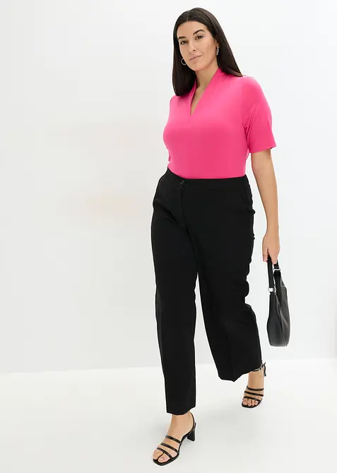 Topp med uppst&aring;ende krage, bonprix