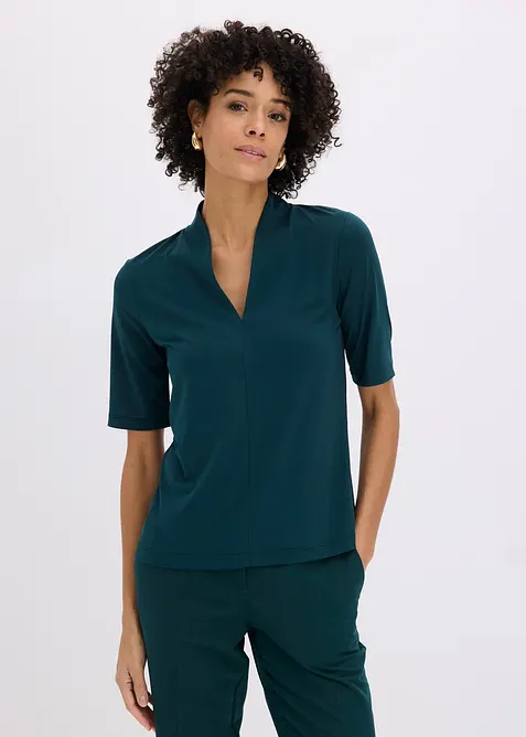 Topp med uppst&aring;ende krage, bonprix