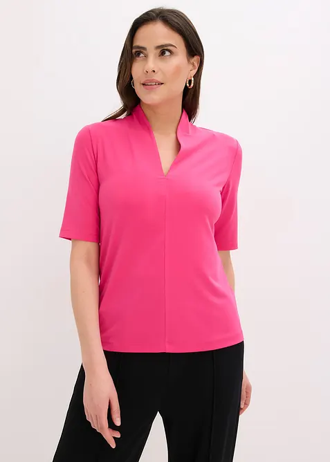 Topp med uppst&aring;ende krage, bonprix