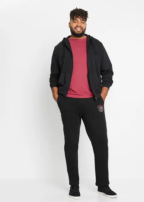 Joggingbyxa med sportiga detaljer, bonprix