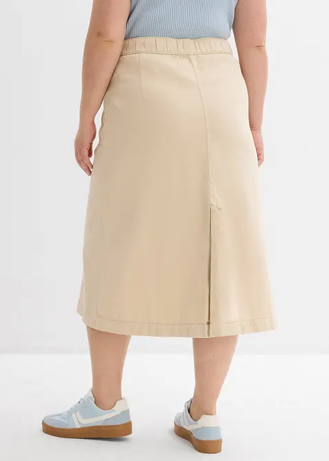 Twillkjol av bomull, bonprix