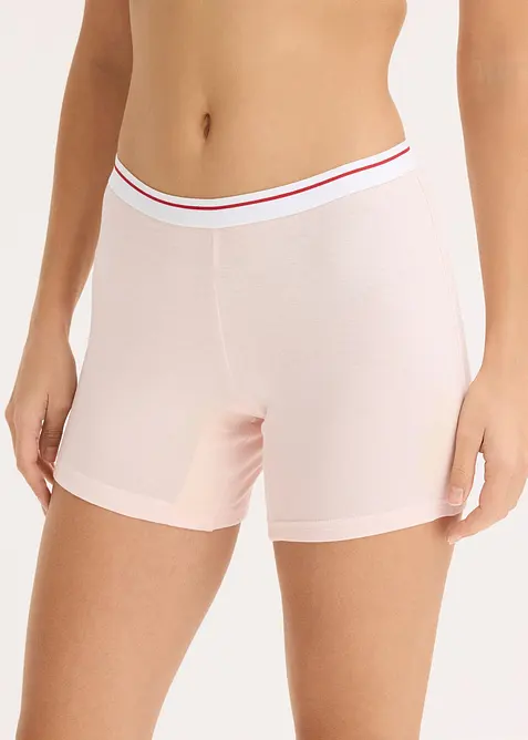 Mellanl&aring;ng boxertrosa med bomull (4-pack), bonprix