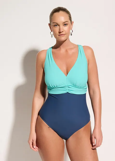 Baddr&auml;kt med V-ringning och l&auml;tt formande effekt, bonprix