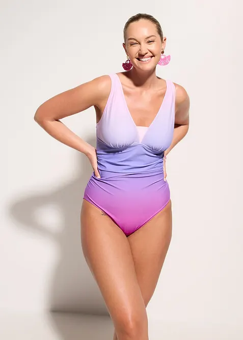 Baddr&auml;kt med rynk och medelh&ouml;g formande effekt, bonprix