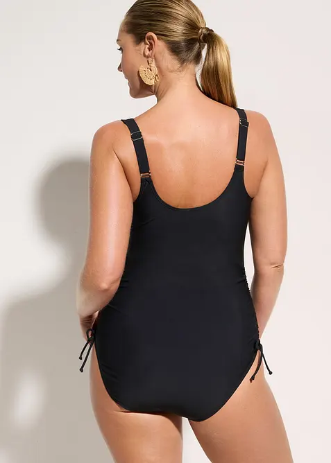 Baddr&auml;kt med sn&ouml;rning och l&auml;tt formande effekt, bonprix