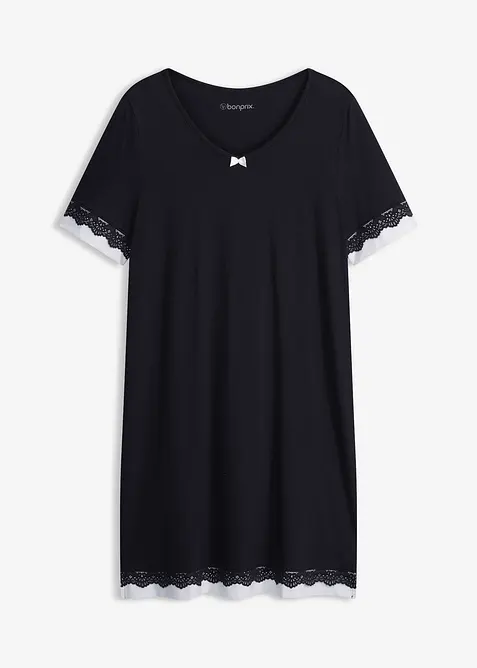 Nattlinne i mjuk viskosmix, bonprix