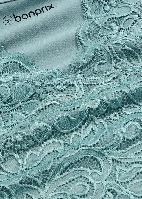 Nattlinne med spetsbes&auml;ttning, bonprix