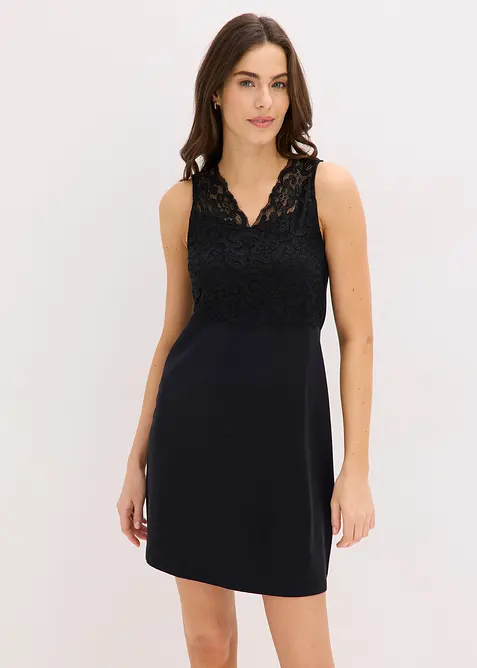 Nattlinne med spetsbes&auml;ttning, bonprix