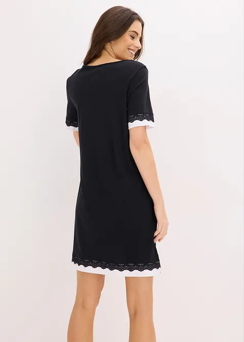 Nattlinne i mjuk viskosmix, bonprix