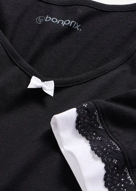 Nattlinne i mjuk viskosmix, bonprix