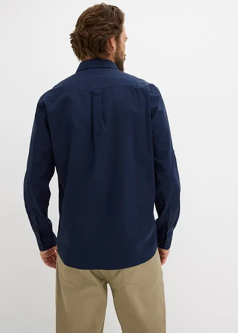 L&aring;ng&auml;rmad skjorta av ekologisk bomull, bonprix