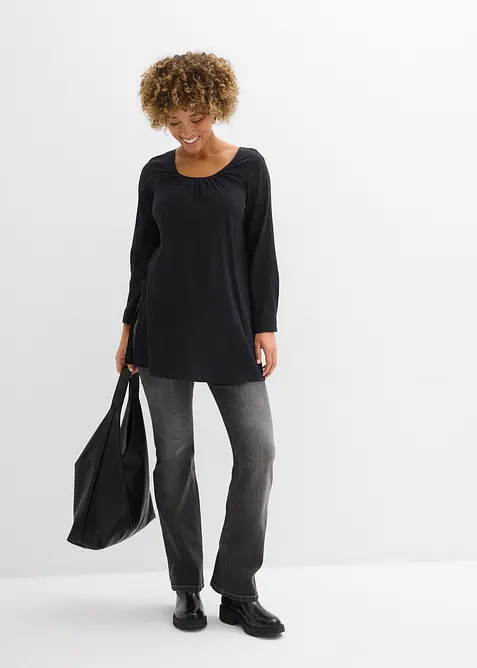 L&aring;ng tunika av bomull, bonprix