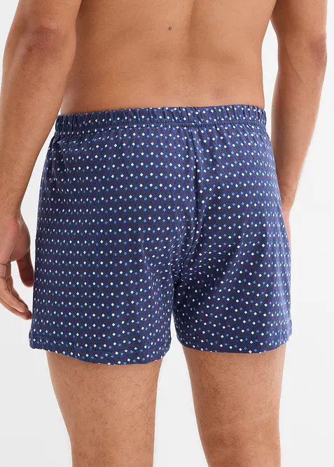 Boxershorts i vid modell med bomull (3-pack), bonprix