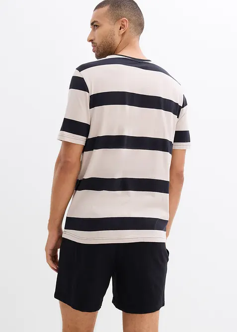 Kort pyjamas i bomull, bonprix