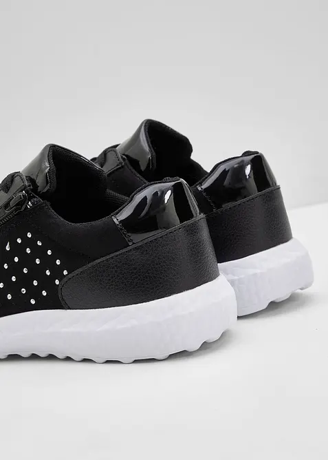 Sneakers med glitterstenar, bonprix