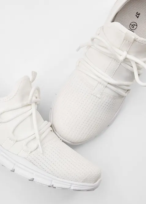 Sneakers i mjukt material, bonprix