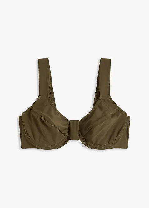 Minimizer-bikini&ouml;verdel med breda axelband, bonprix