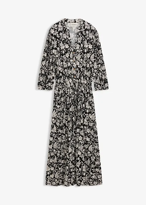 Jerseykl&auml;nning av viskosmix, bonprix