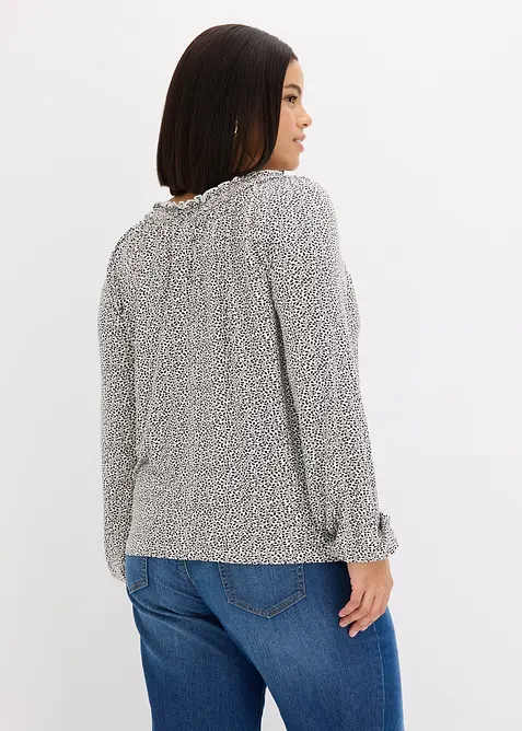 L&aring;ng&auml;rmad topp av viskosmix, bonprix