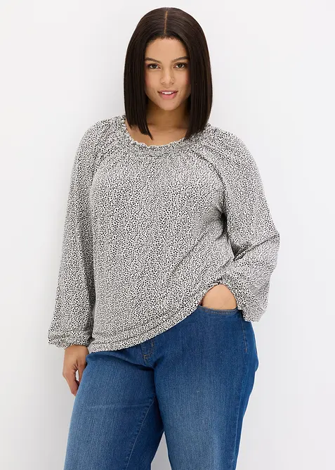 L&aring;ng&auml;rmad topp av viskosmix, bonprix