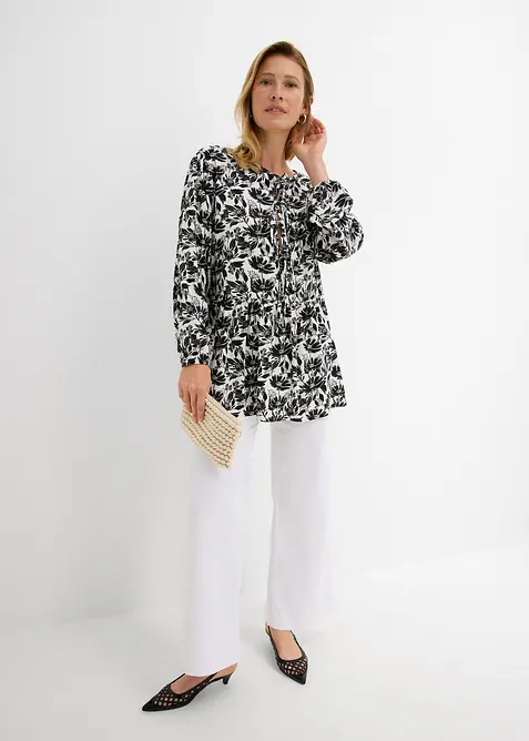 L&aring;ng tunika i viskos, bonprix