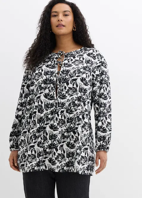 L&aring;ng tunika i viskos, bonprix