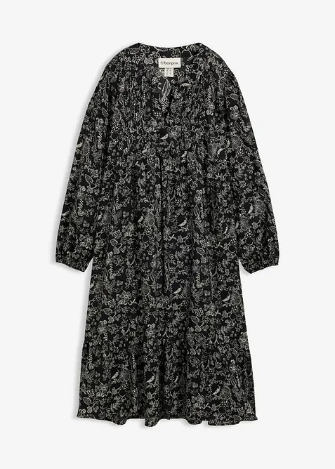 Mellanl&aring;ng kl&auml;nning i bomull, bonprix