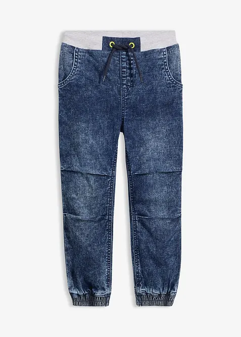 Dra p&aring;-jeans i Regular Fit med res&aring;rmidja, bonprix