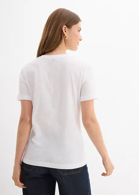 T-shirt av ekologisk bomull, bonprix