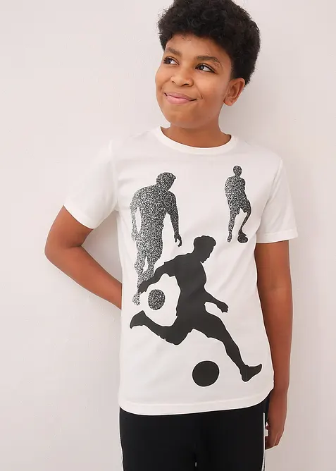 T-shirt av ekologisk bomull (3-pack), bonprix