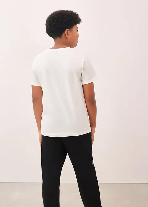 T-shirt av ekologisk bomull (3-pack), bonprix