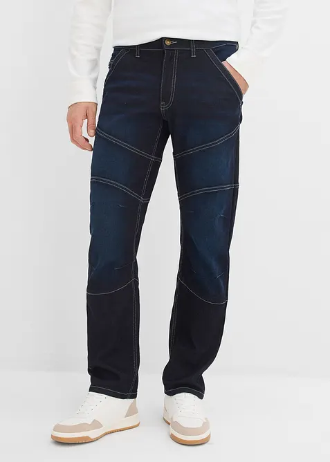 Regular Fit Jeans med bekv&auml;m midja, Straight, bonprix