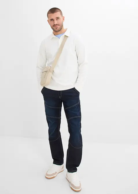 Regular Fit Jeans med bekv&auml;m midja, Straight, bonprix