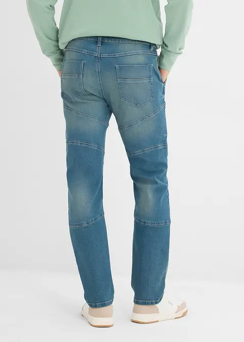 Regular Fit jeans med stretch och bekv&auml;m midja, Straight, bonprix