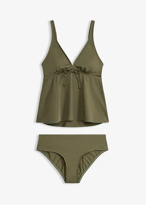 Tankini med reglerbara axelband (2 delar), bonprix