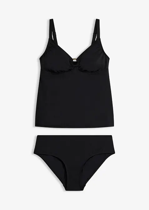 Tankini med ringdetalj (2 delar), bonprix