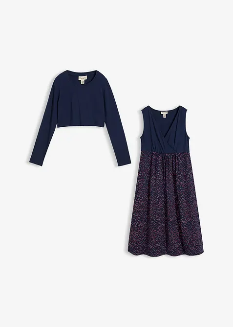 Mamma-/amningskl&auml;nning och -topp med ekologisk bomull (2 delar), bonprix