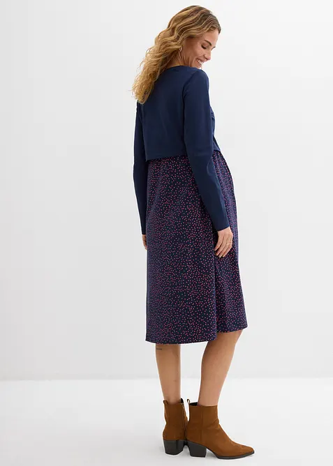 Mamma-/amningskl&auml;nning och -topp med ekologisk bomull (2 delar), bonprix