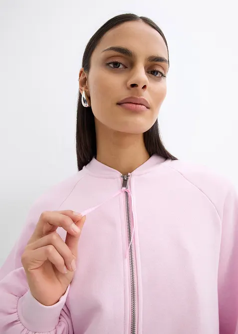 Blusjacka med ballong&auml;rmar, bonprix