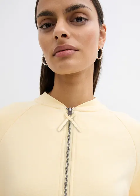 Blusjacka med ballong&auml;rmar, bonprix