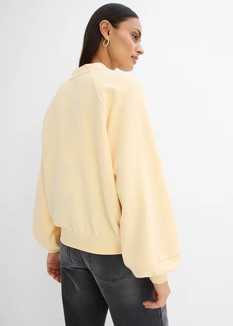 Blusjacka med ballong&auml;rmar, bonprix