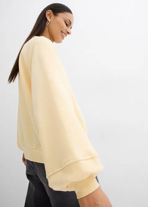 Blusjacka med ballong&auml;rmar, bonprix