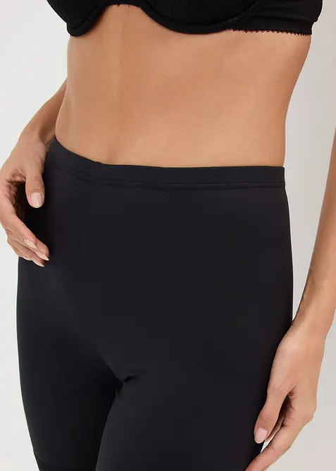 Cykelbyxa med anti skav-funktion och svalkande polyamid (2-pack), bonprix