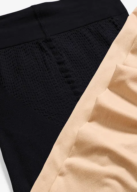 Strumpbyxa med formande effekt, 30 den (2-pack), bonprix