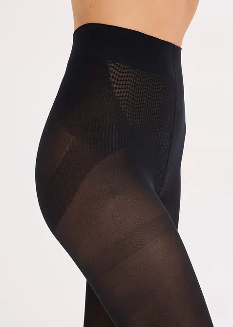 Strumpbyxa med formande effekt, 30 den (2-pack), bonprix