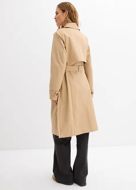 Mammatrenchcoat med babyficka, bonprix