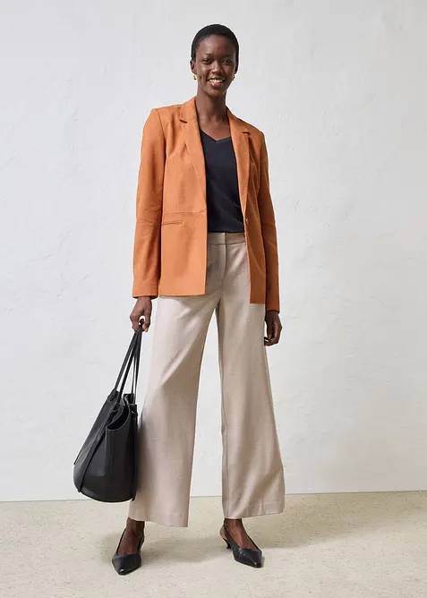 Kavaj av mocka, bonprix