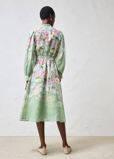 Kl&auml;nning i rami (2-delat set med sk&auml;rp), bonprix