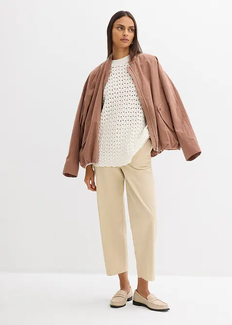 H&aring;lm&ouml;nstrad topp, bonprix